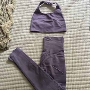 SETActive X Madelyn Cline Leggings and Halter Bra in Sculptflex